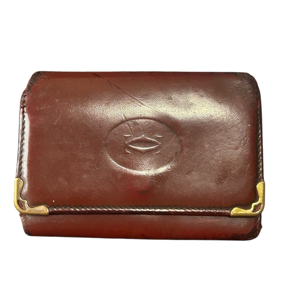 Cartier “Must de Cartier” Key Holder (Vintage/COA included) Burgundy